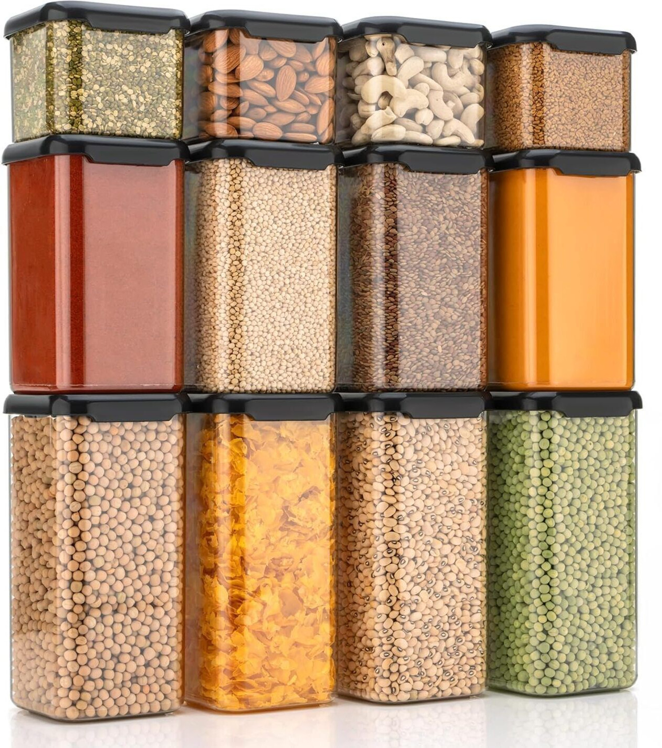 Image of Shopixo Plastic Grocery Container - 500 ml, 1100 ml, 1500 ml