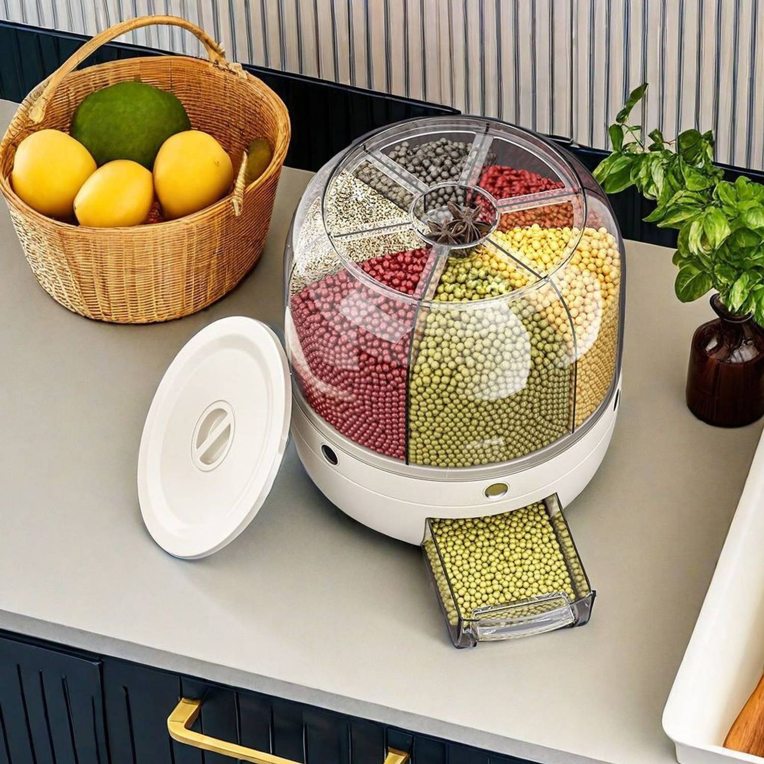 3D METRO SUPER STORE Plastic Grocery Container - 6 L — Knives & Chopping Tools