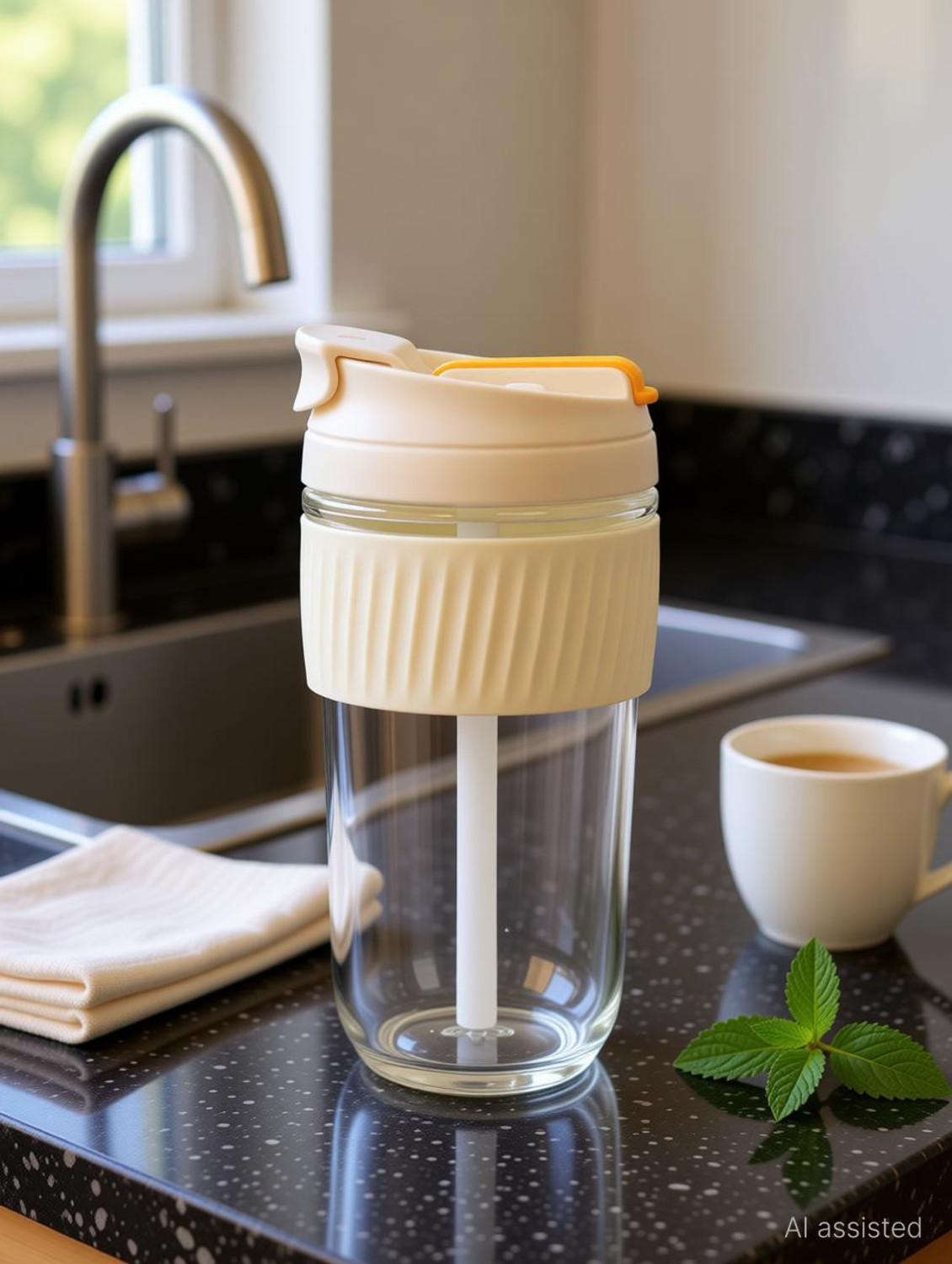 Image of Coozico Glass Utility Container - 500 ml