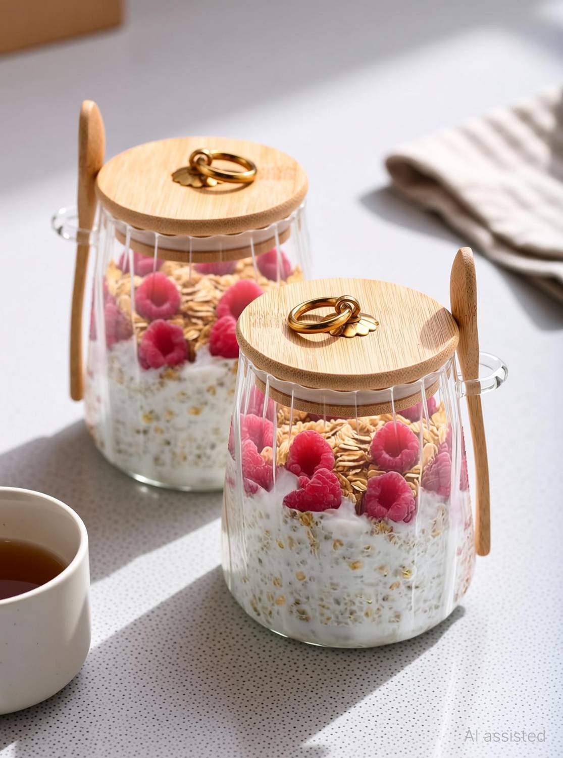The Better Home Glass Tea Coffee & Sugar Container - 635 ml