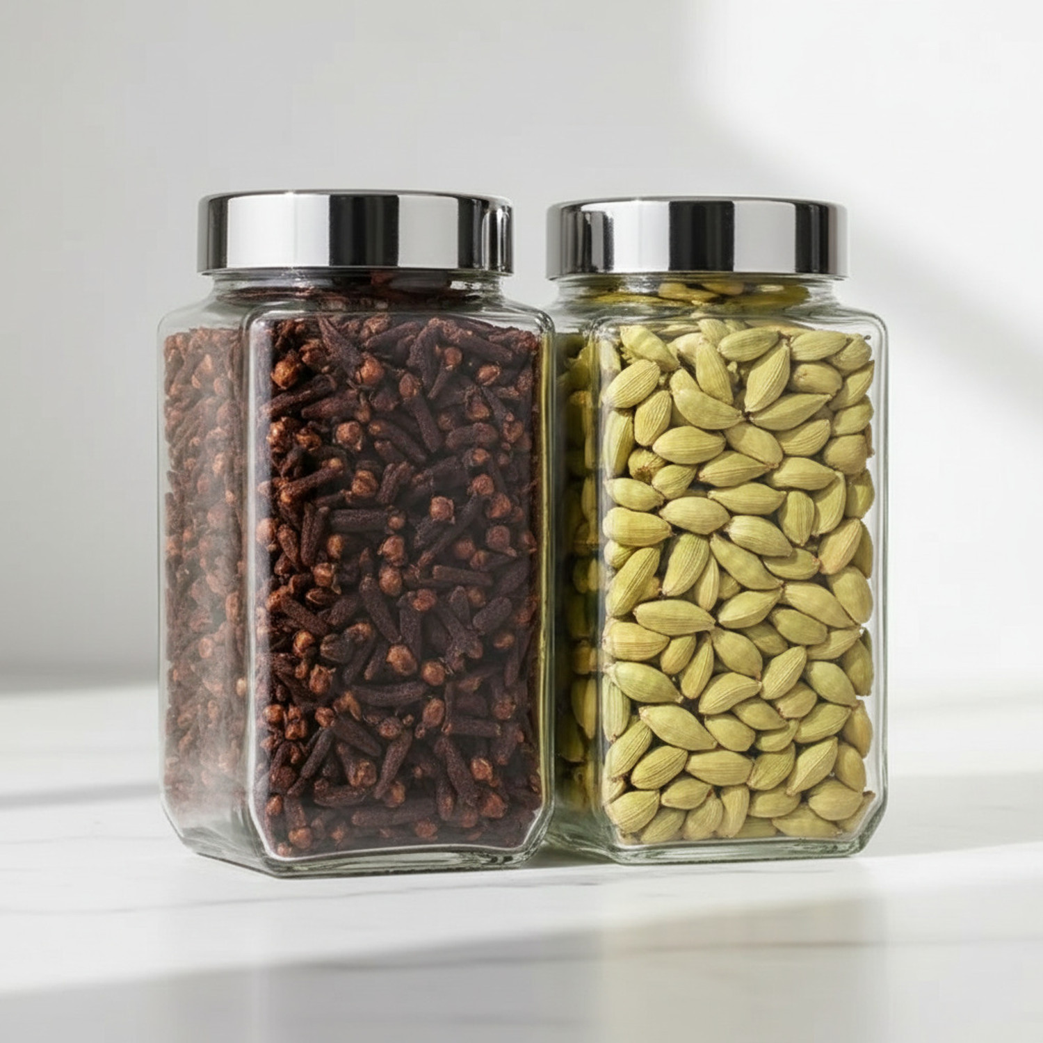 Image of KKO FASHION Glass Grocery Container - 1000 ml