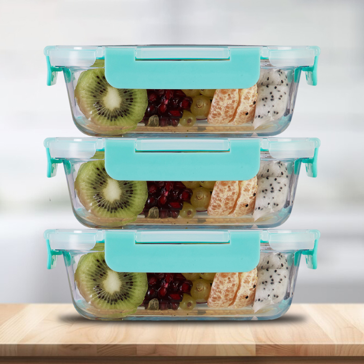 Image of Allo Glass Fridge Container - 640 ml