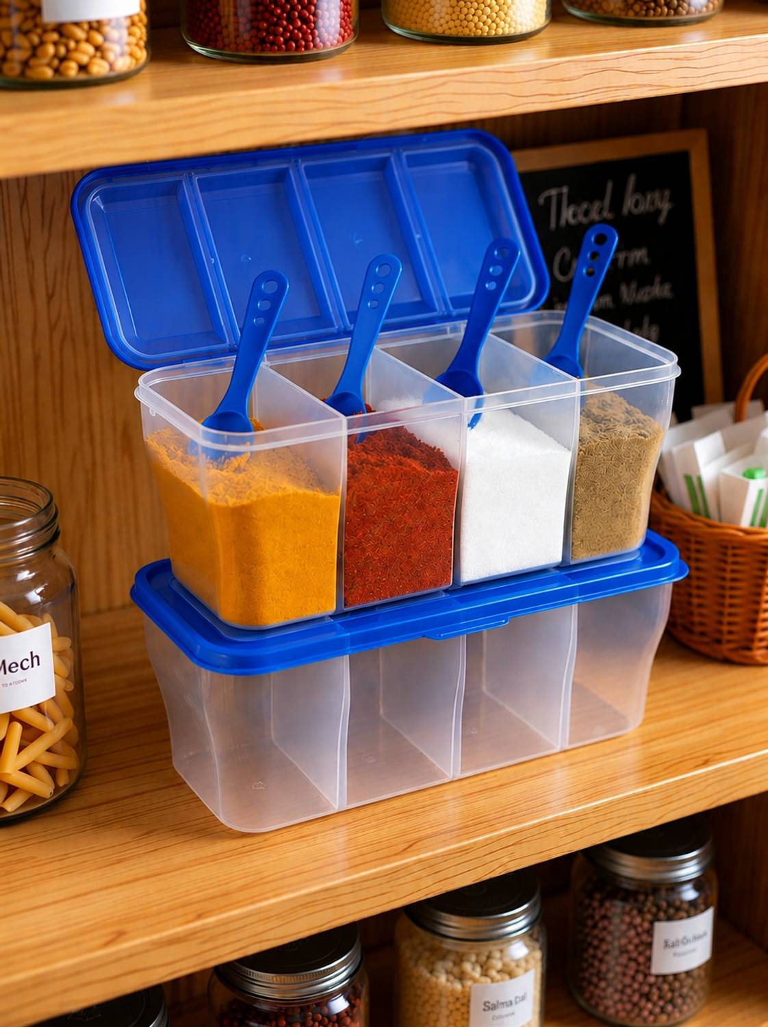 2Mech Plastic Grocery Container  - 1800 ml