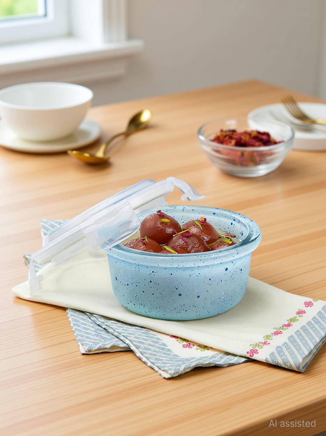 BOROSIL Glass Fridge Container - 240 ml