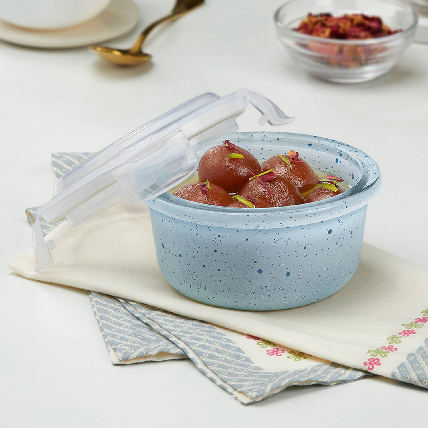 BOROSIL Glass Fridge Container - 240 ml