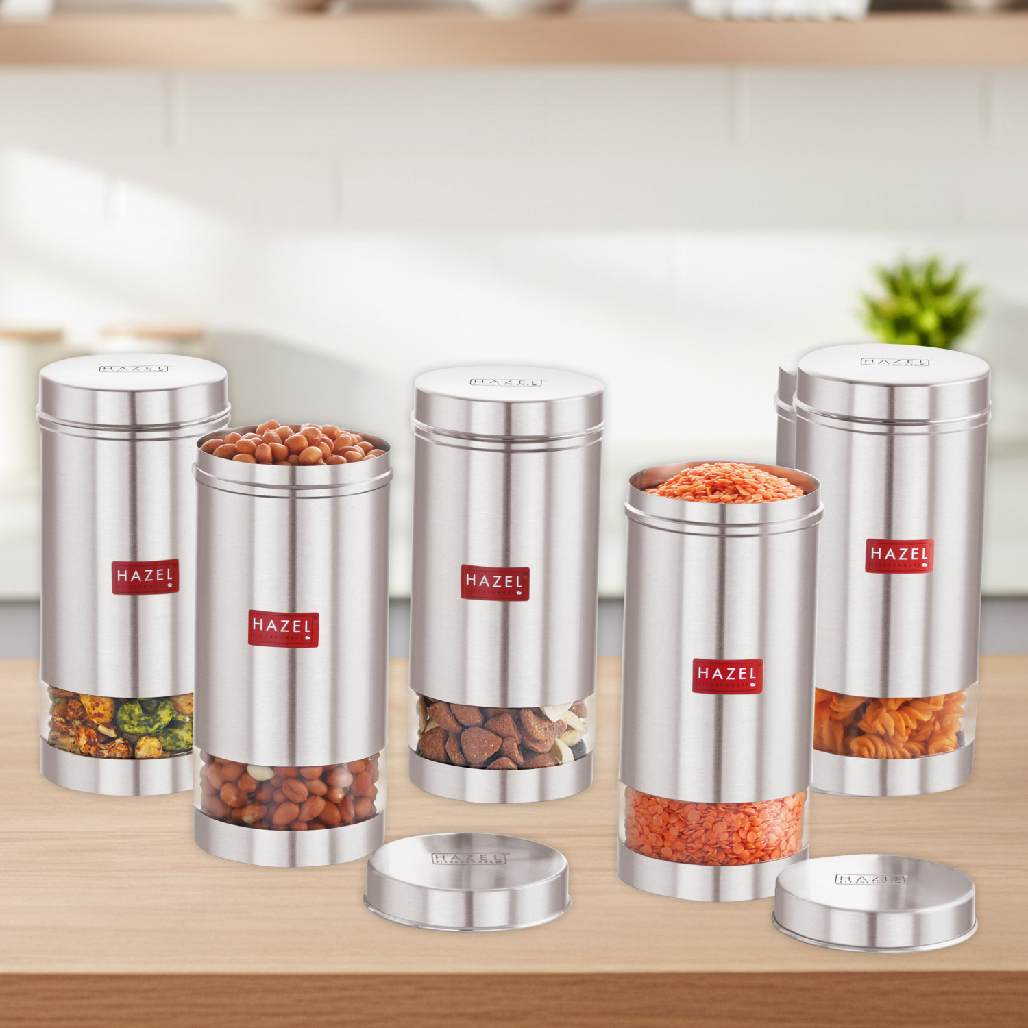 Image of HAZEL Stainless Steel Utility Container - 950 ml