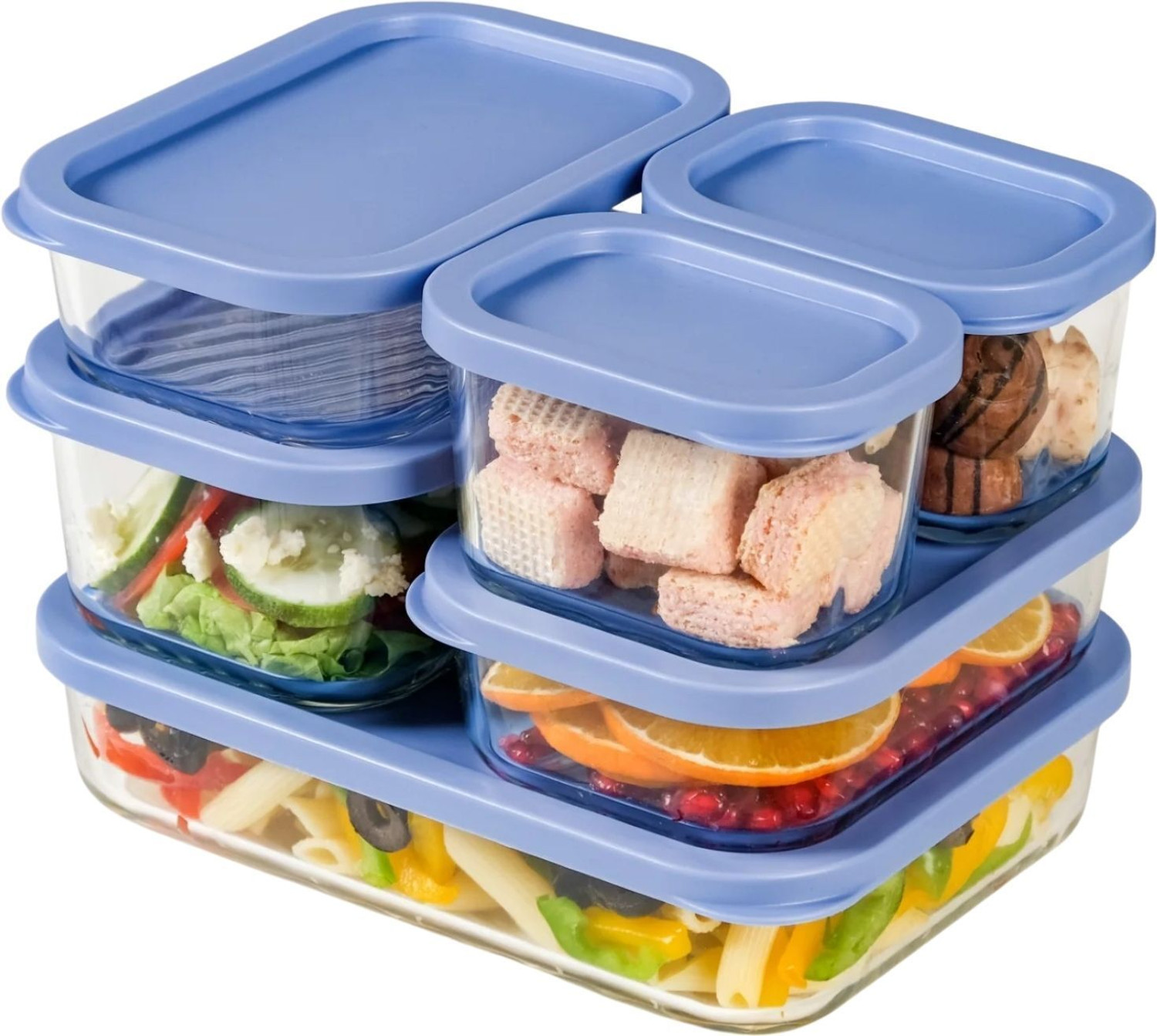 Image of Nestasia Glass Grocery Container - 1200 ml