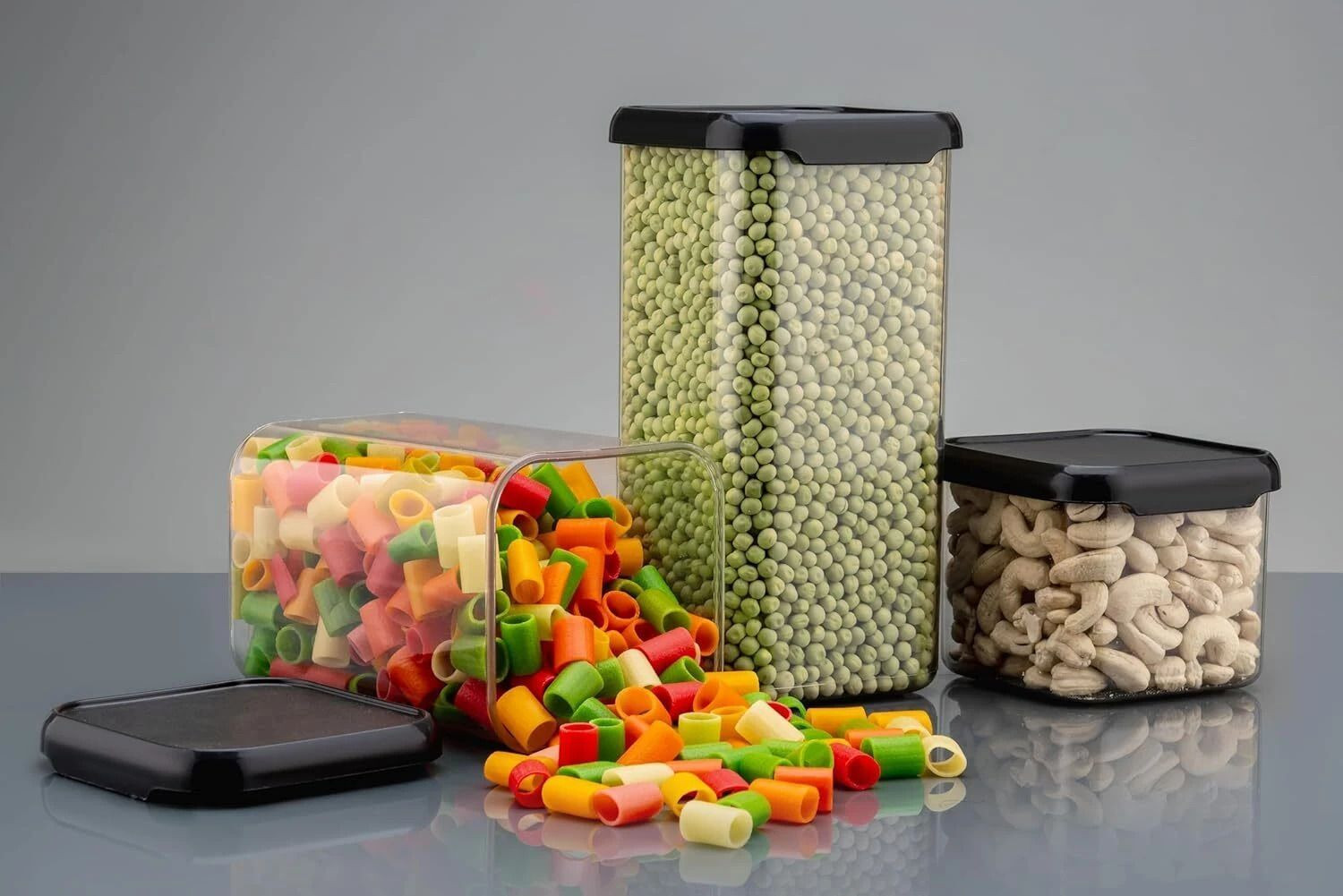 Image of Shopixo Plastic Grocery Container - 500 ml, 1100 ml, 1500 ml