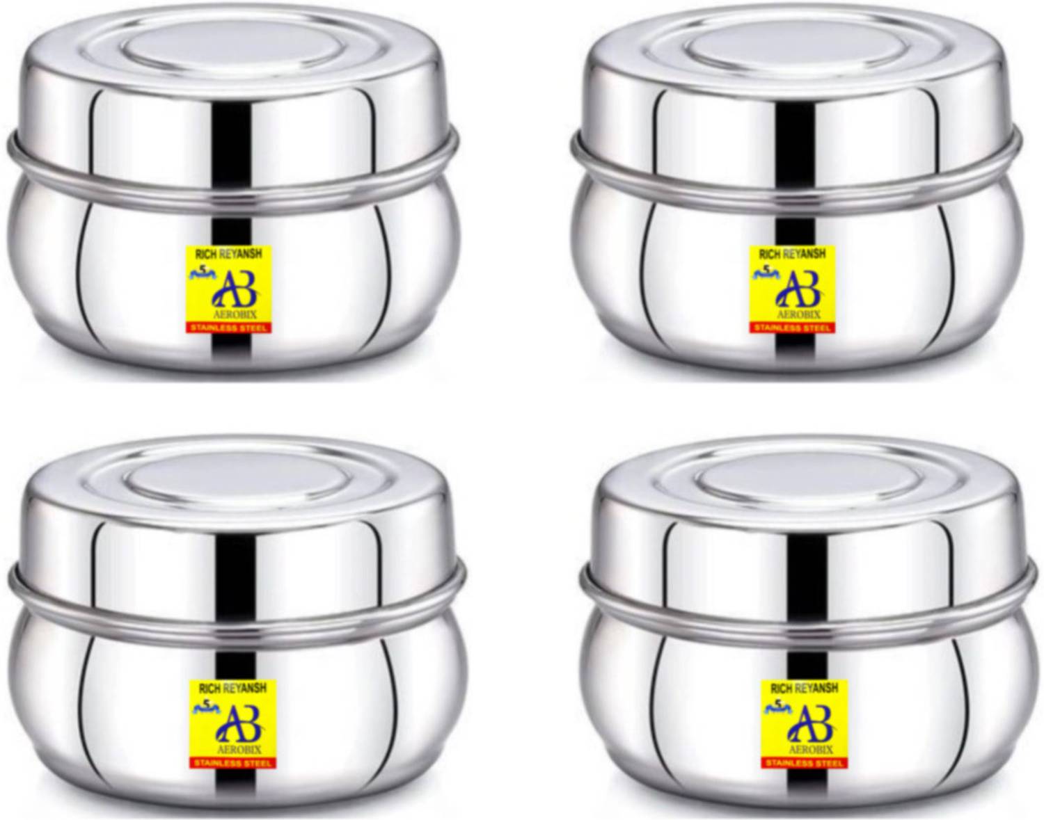 AEROBIX Steel Grocery Container  - 250 ml