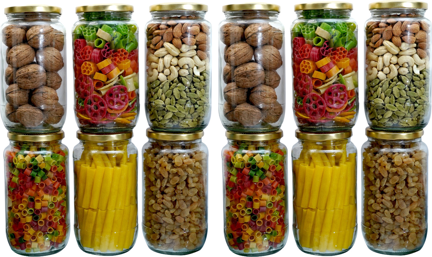 Image of Gloshine Plastic Grocery Container - 1100 ml