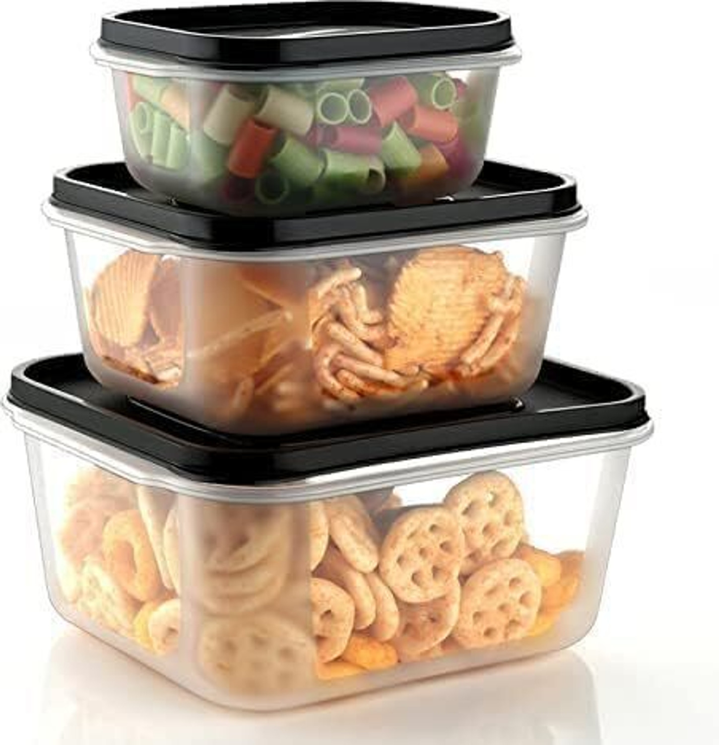 Image of Bimex Plastic Fridge Container - 600 ml, 1200 ml, 1800 ml
