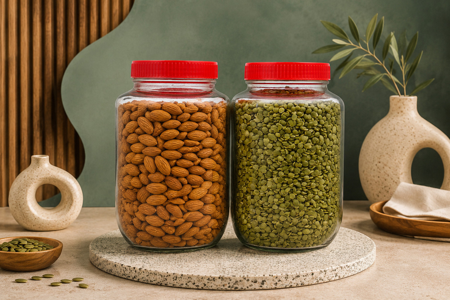 Image of PANEL'S Glass Grocery Container - 2000 ml