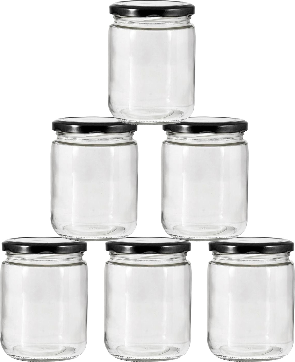 Image of Gloshine Glass Grocery Container - 600 ml