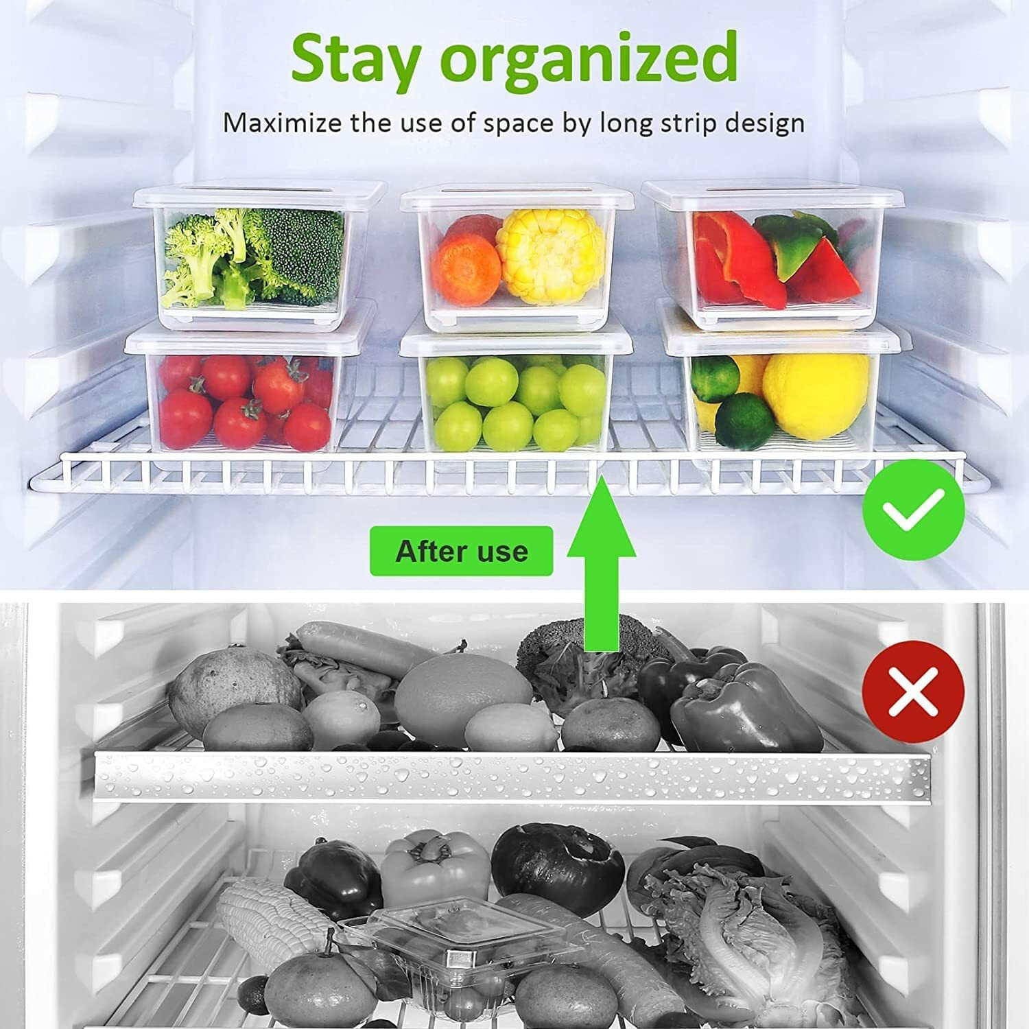 Image of RK EMPIRE Plastic Fridge Container - 1500 ml