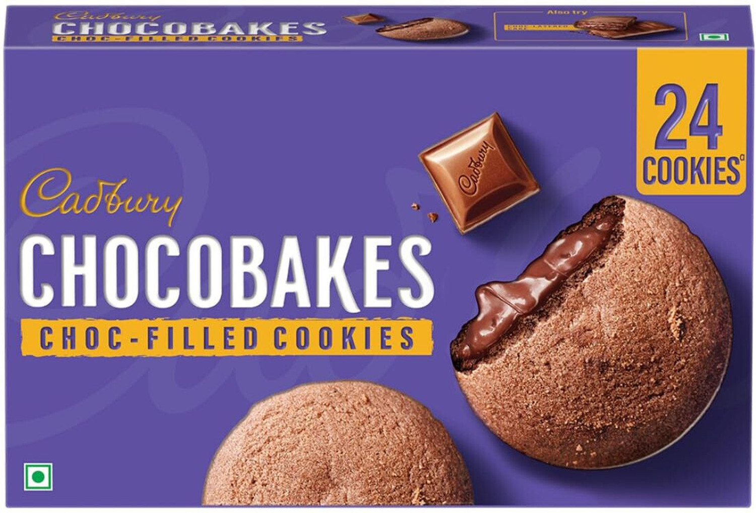 Image of Cadbury Chocobakes ChocFilled Cookies FULL OF CHOCOLATE Cookies
