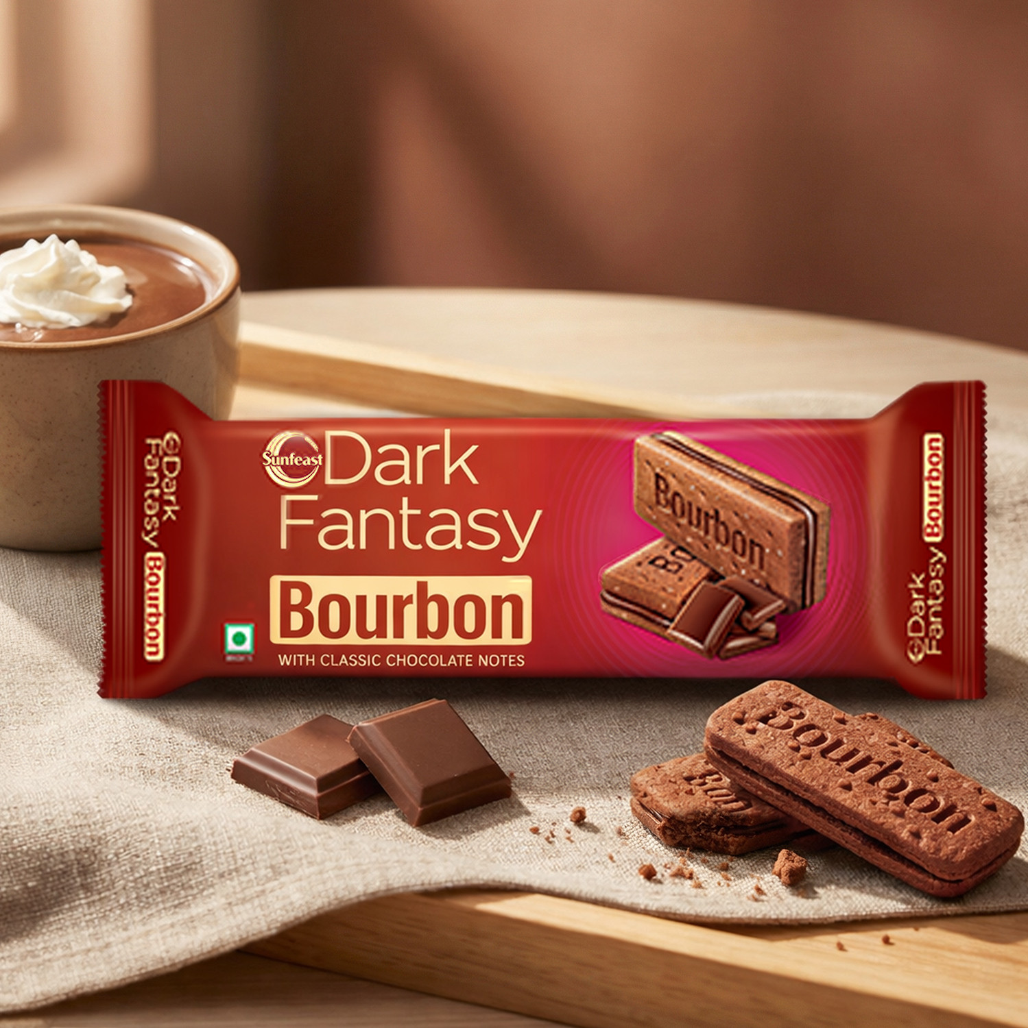 Image of Sunfeast Dark Fantasy Bourbon Biscotti Biscuit
