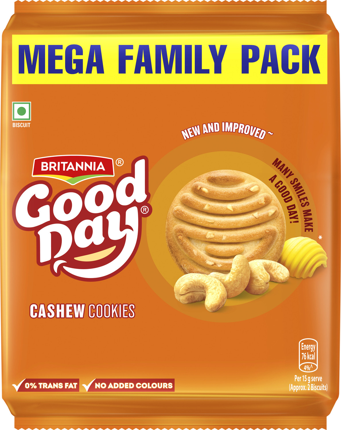 Image of BRITANNIA Good Day Cashew Cookies Biscuit