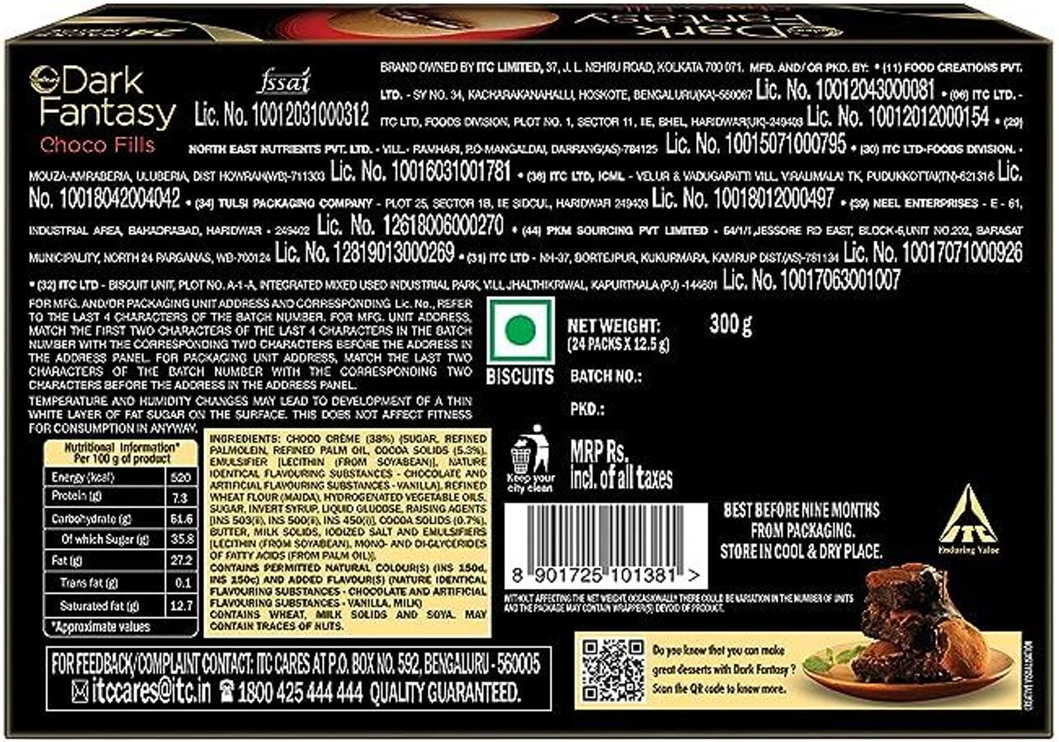 Image of Sunfeast Dark fantasy choco fills cookies Cookies