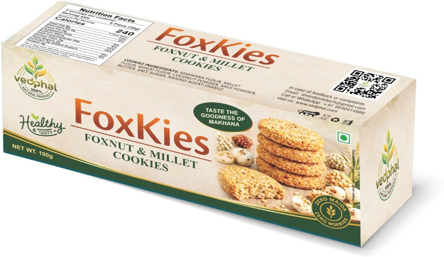 Image of Vedphal Foxkies Classic Bakery Biscuit