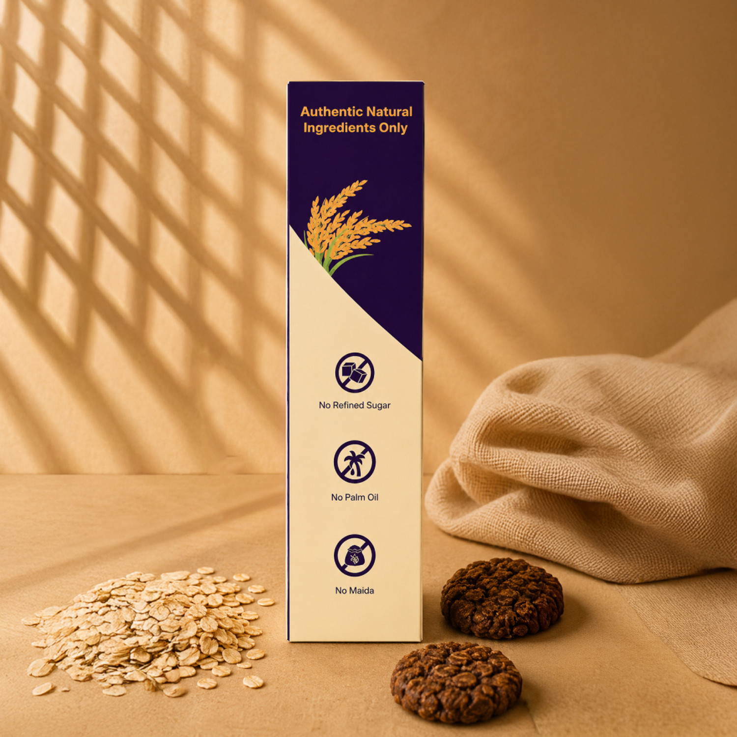 Image of PurFerme Project Millets & Oats Gluten Free Chocolate | No Maida & Zero Refined Sugar Cookies