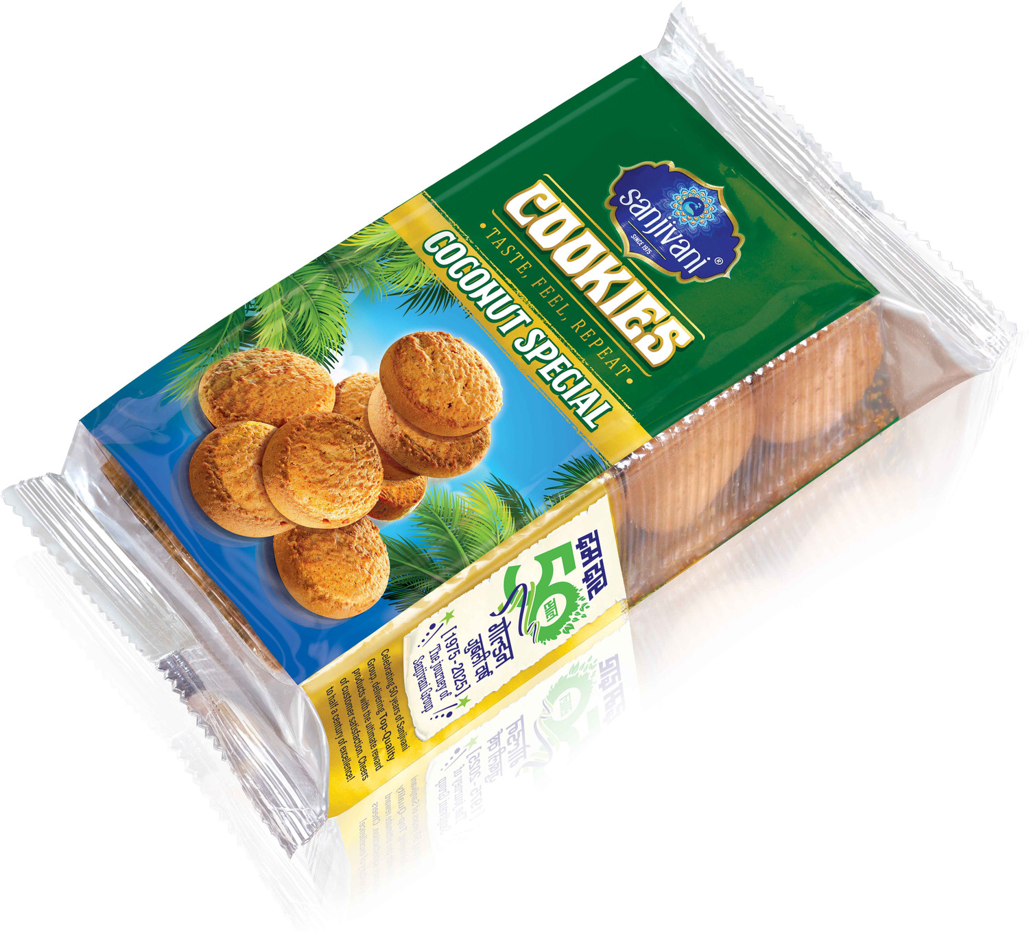 Image of Sanjivani Badam Cookies with Goodness of Real Almonds Bakery Biscuit