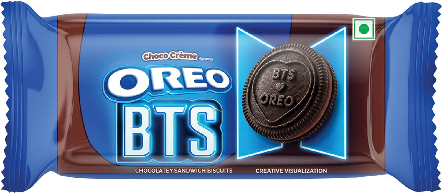 Image of Cadbury Oreo Chocolate Flavour Cream Sandwich Biscuit