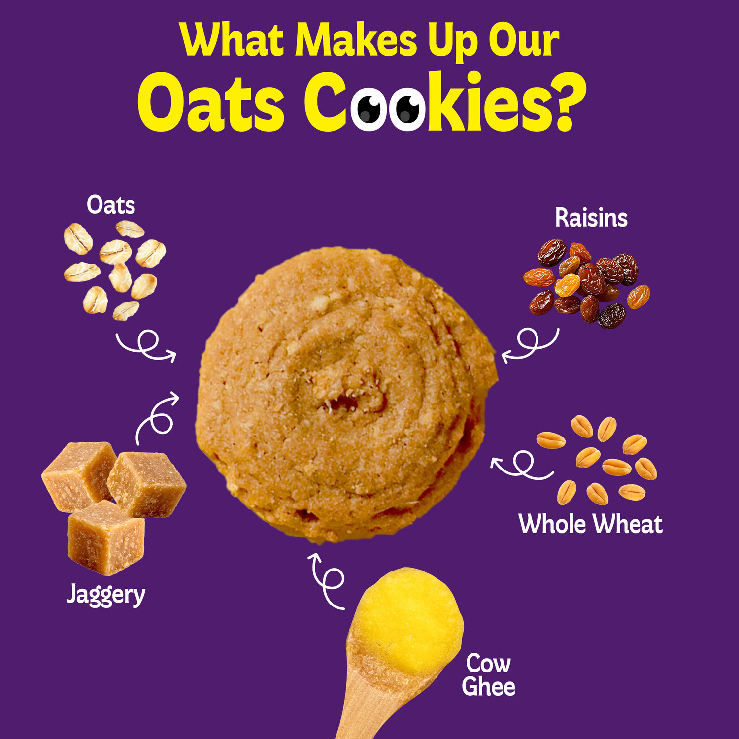 Image of bebe burp Millet Cookies - Assorted Healthy Biscuits for Kids,& Adults Cookies (3 x 75 g) Assorted Biscuit