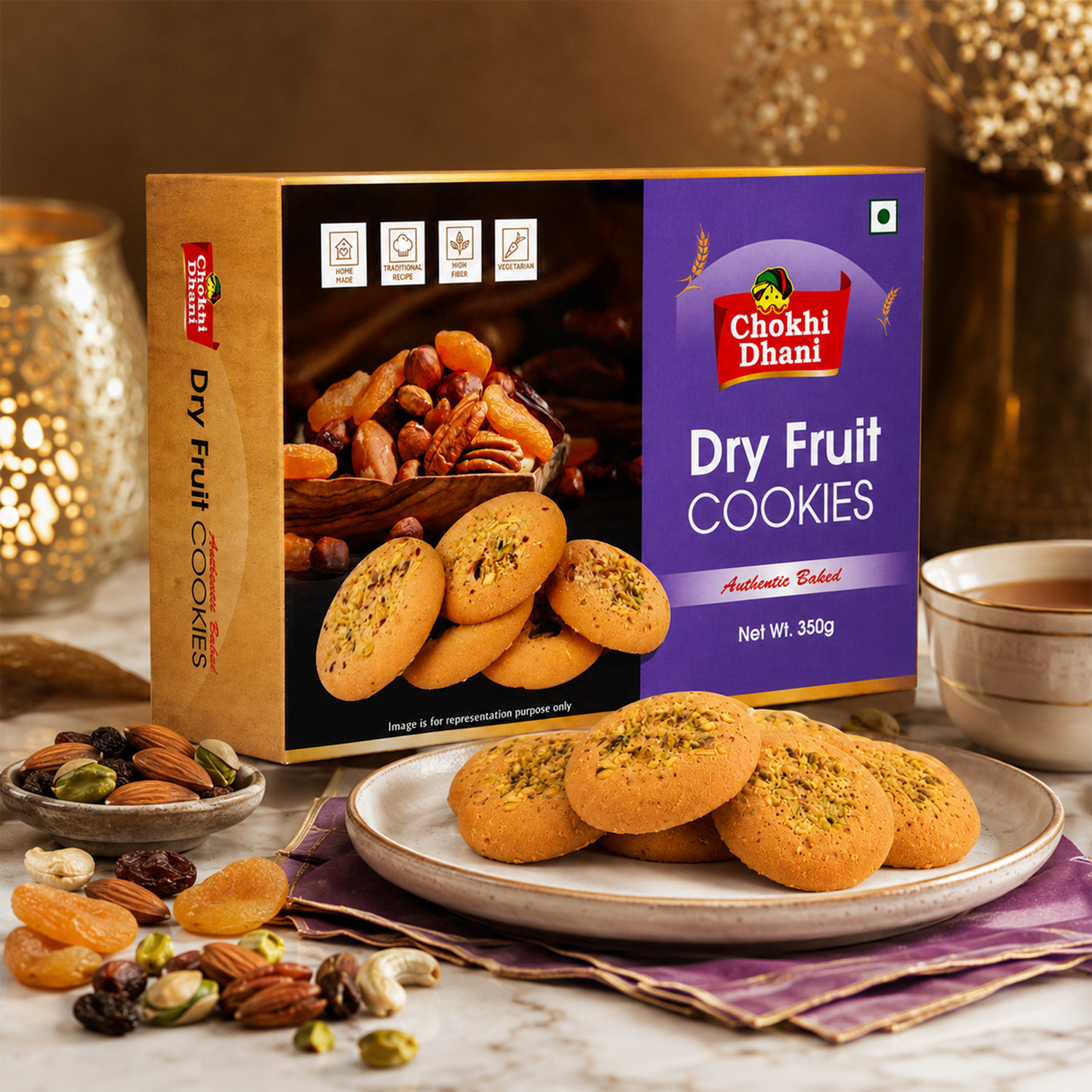 Image of Chokhi Dhani Dry Fruit Cookies Cookies