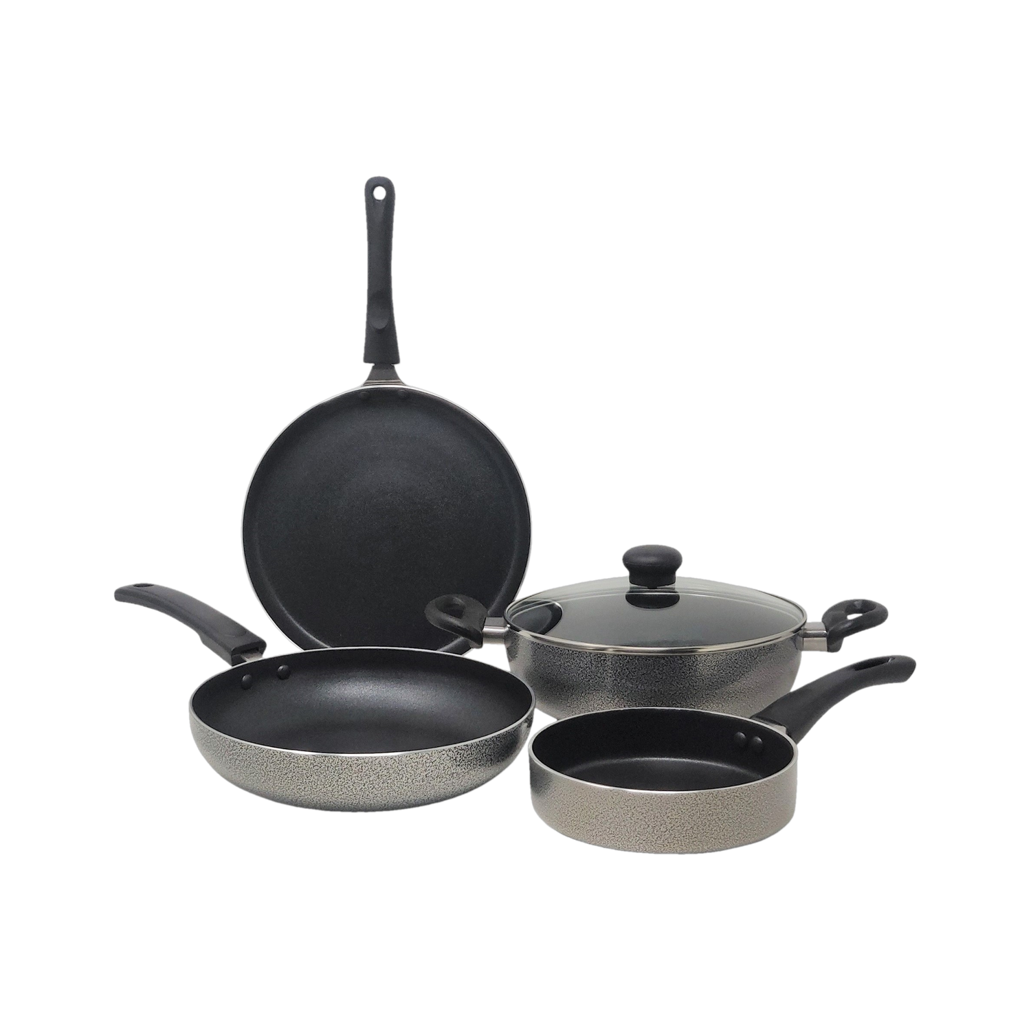 Kreme 4pcs Combo Non-Stick Coated Cookware Set