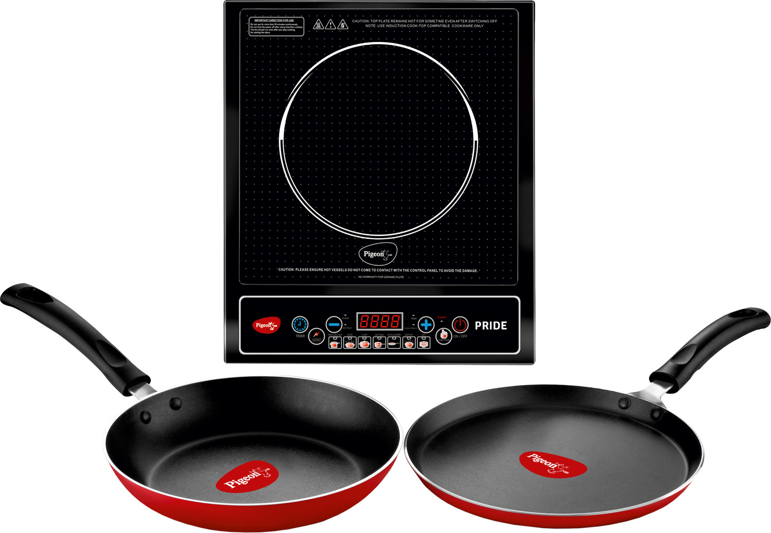 Image of Pigeon Induction Bottom Non-Stick Coated Cookware Set