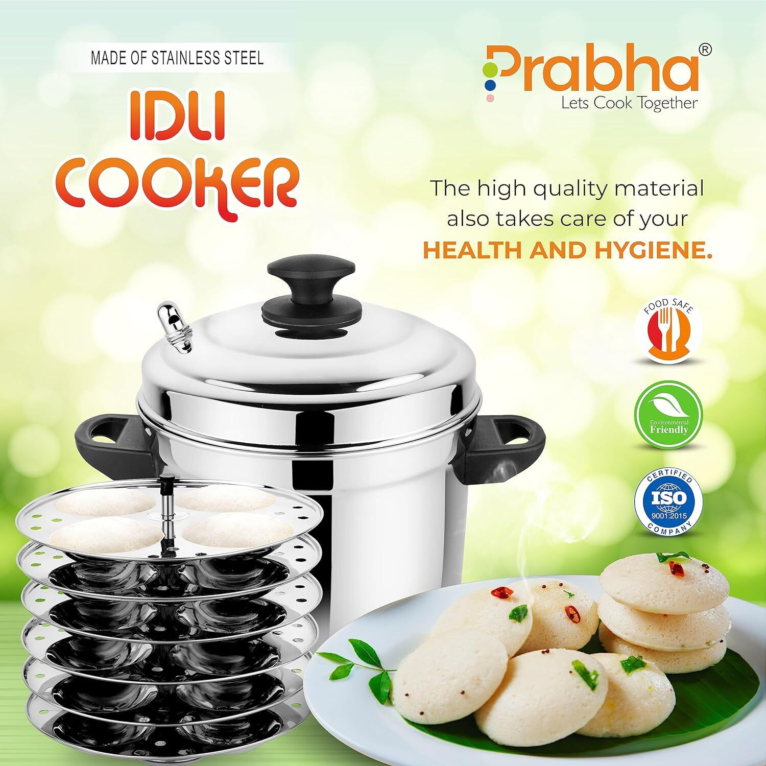 Image of PRABHA Induction Bottom Non-Stick Coated Cookware Set