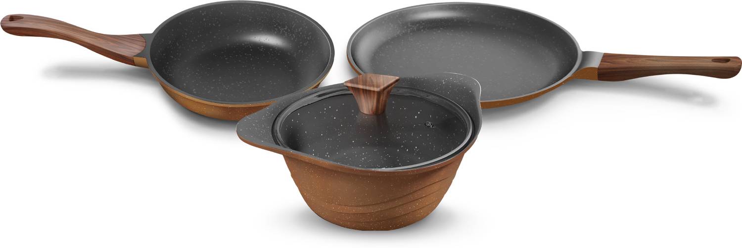 Big Loot | 85% OFF on Preethi Artistic Die Cast Non Stick Set at Rs.₹1228