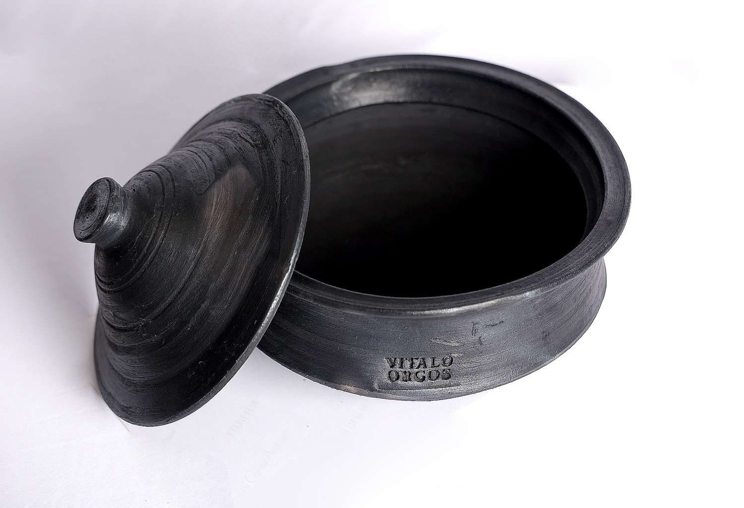 Image of vitalo orgos BURNT BLACK COOKING HANDI MEDIUM Cookware Set