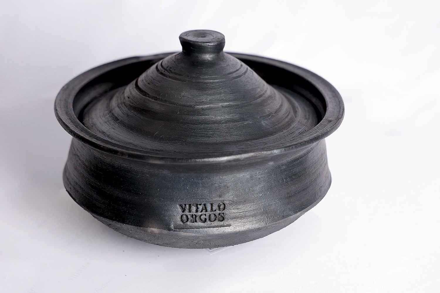 Image of vitalo orgos BURNT BLACK COOKING HANDI MEDIUM Cookware Set