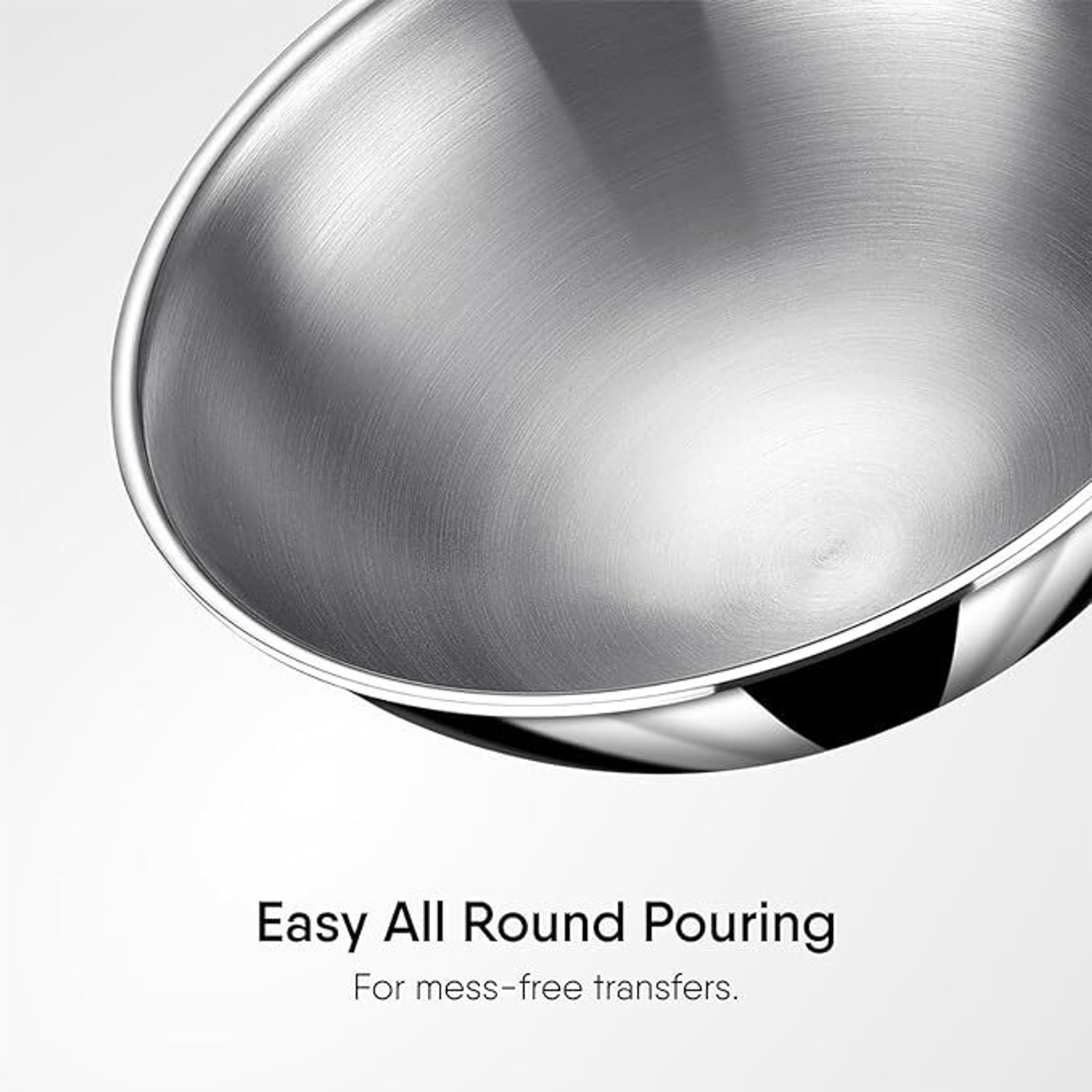 Image of WAYMORE Triply Cookware set with 100% Toxin-Free,No Chemical Coating Tasla Set with Lid 3.5 L capacity 26 cm diameter