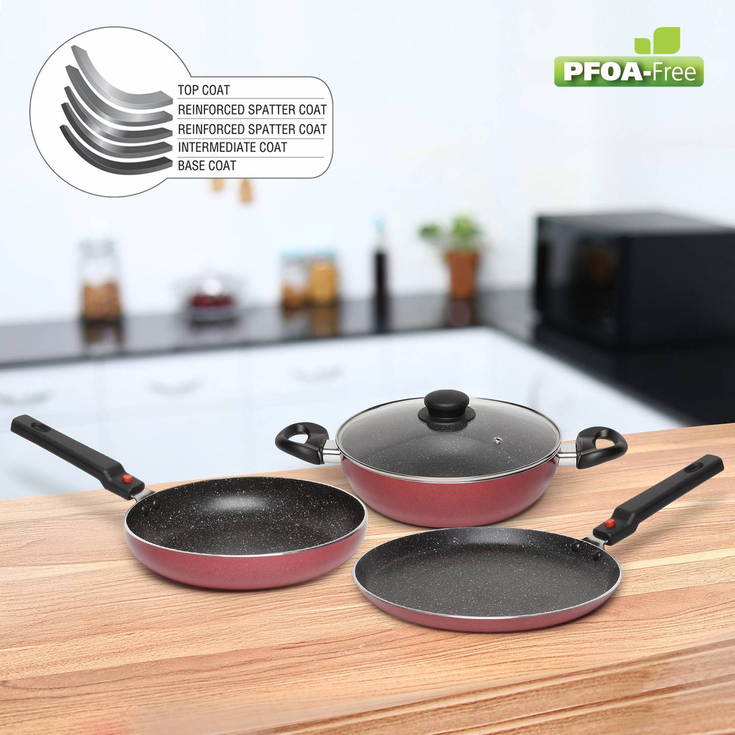 Prestige Festival Pack Induction Bottom Non-Stick Coated