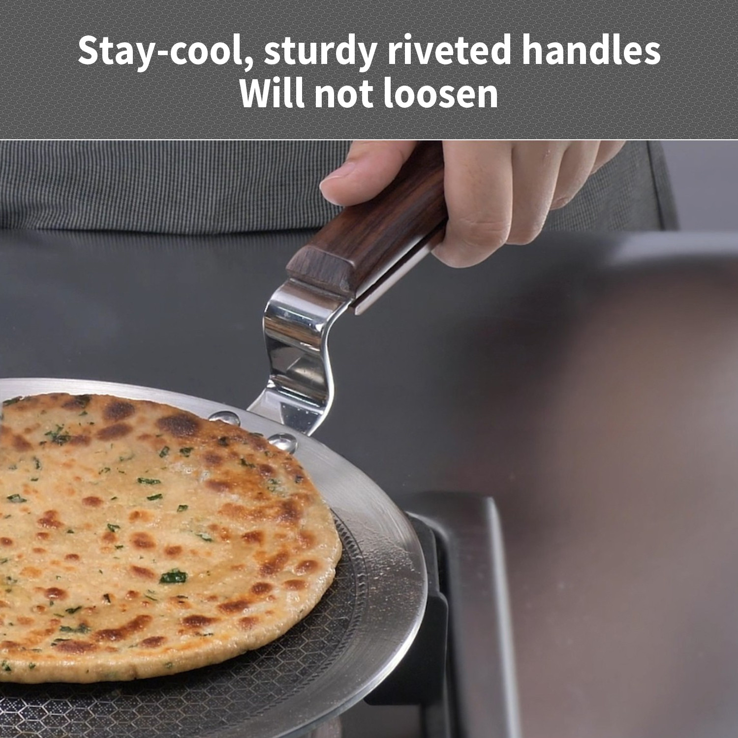 Image of Hawkins Gift Set-Kadhai, Frying Pan, Tava, Lid, Skimmer, Turner (SNSGP1) Induction Bottom Non-Stick Coated Cookware Set