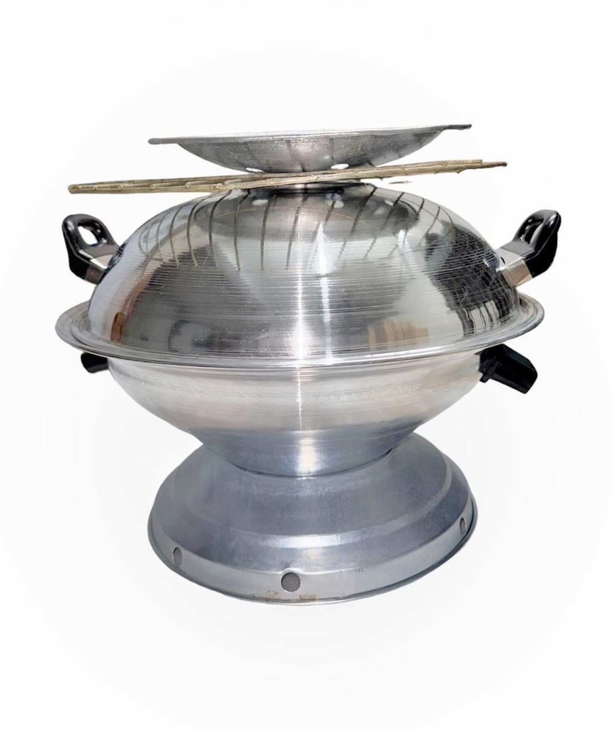Image of Rudra Enterprises Tandoor Bati Maker Baking Oven, Induction Bottom Non-Stick Coated Cookware Set