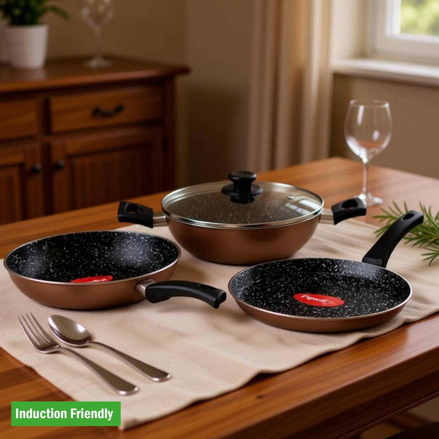 Pigeon Essentials Induction Bottom Cookware Set