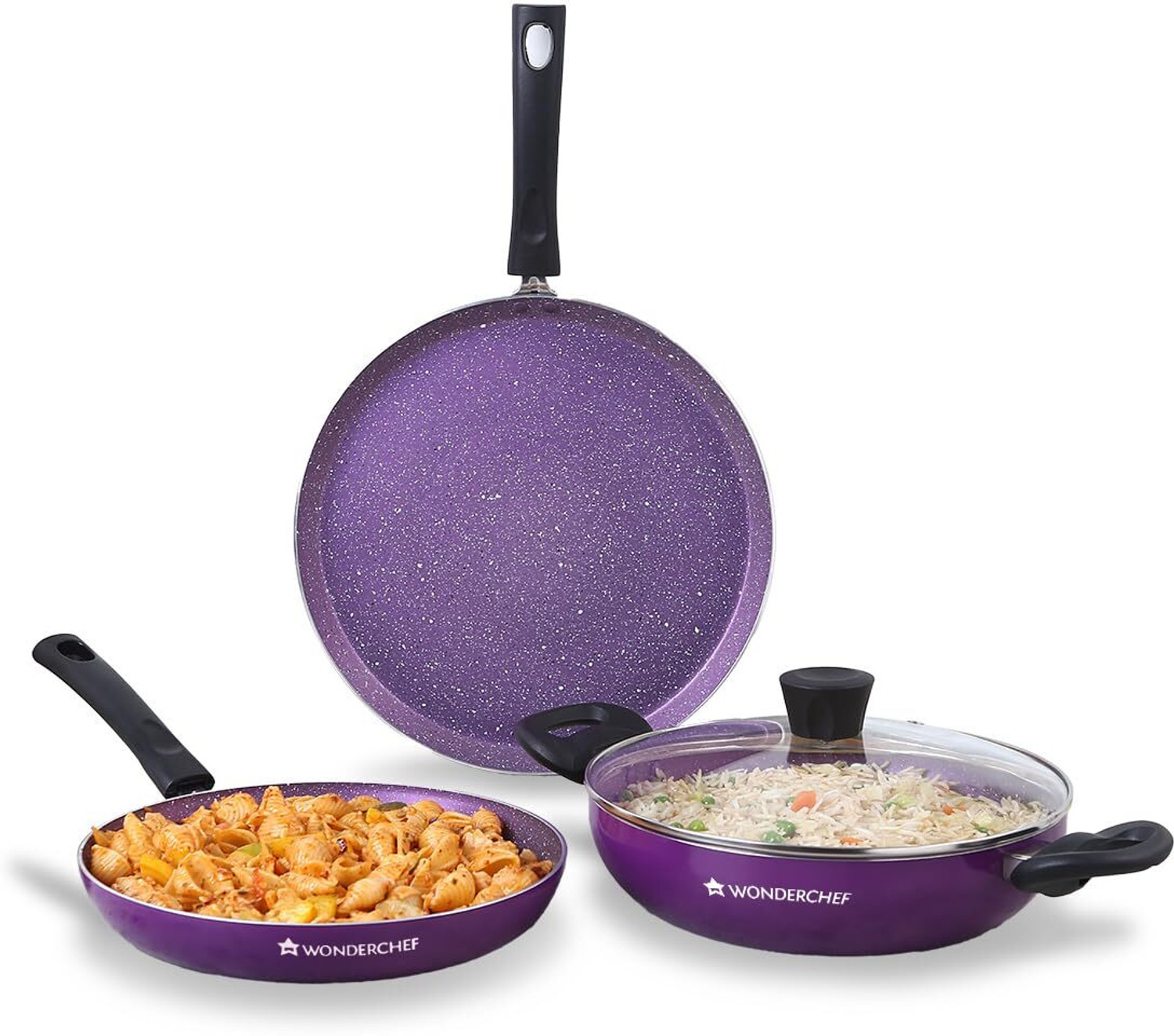 Image of WONDERCHEF Tivoli Induction Bottom Non-Stick Coated Cookware Set