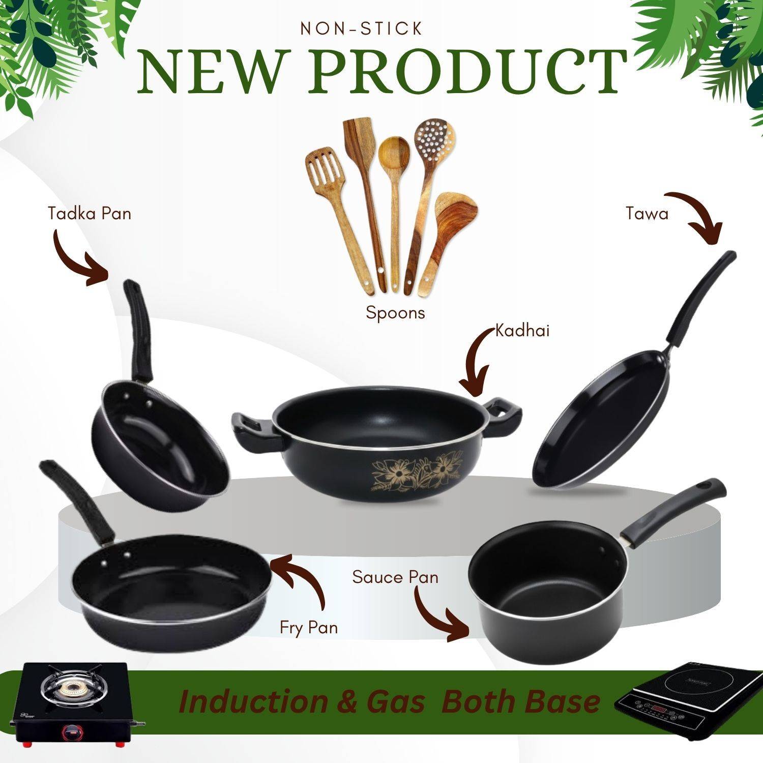 cookpro Cookware Set (Aluminium, 10 - Piece)