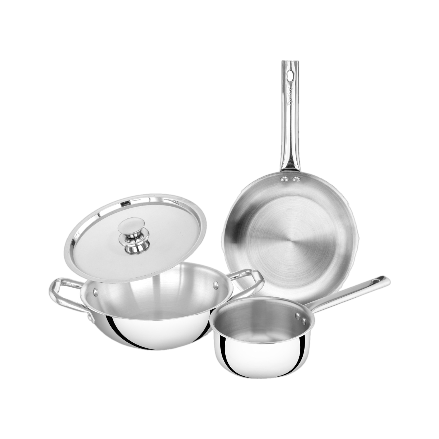Prestige Triply Splendid BYK Induction Bottom Cookware Set — Fry Pans & Cookware Sets