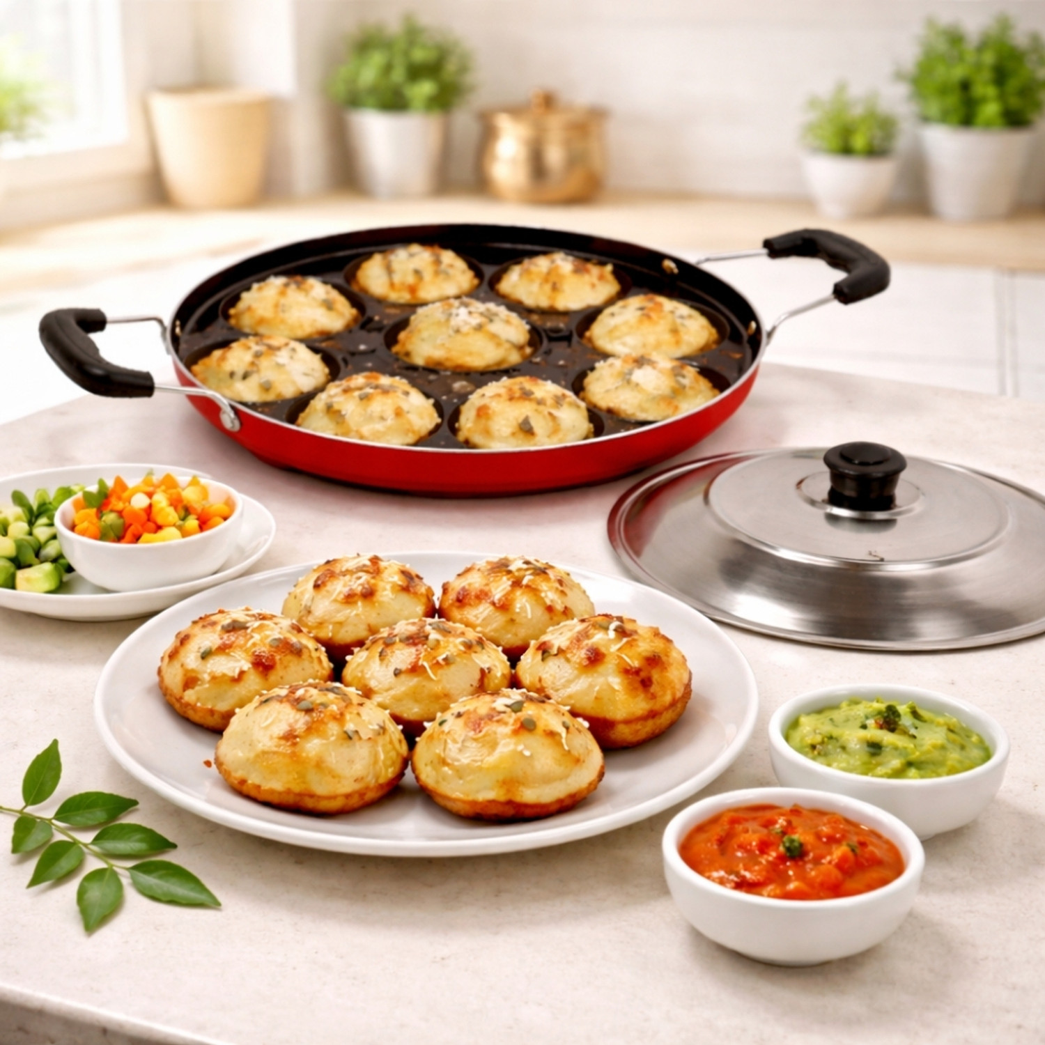 Image of APPAM Induction Bottom Non-Stick Coated Cookware Set