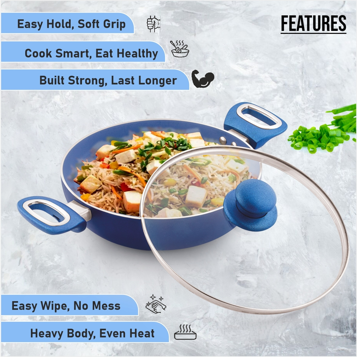 Image of Aramex Ceramic coated, Non-stick, Induction Bottom Cookware Set