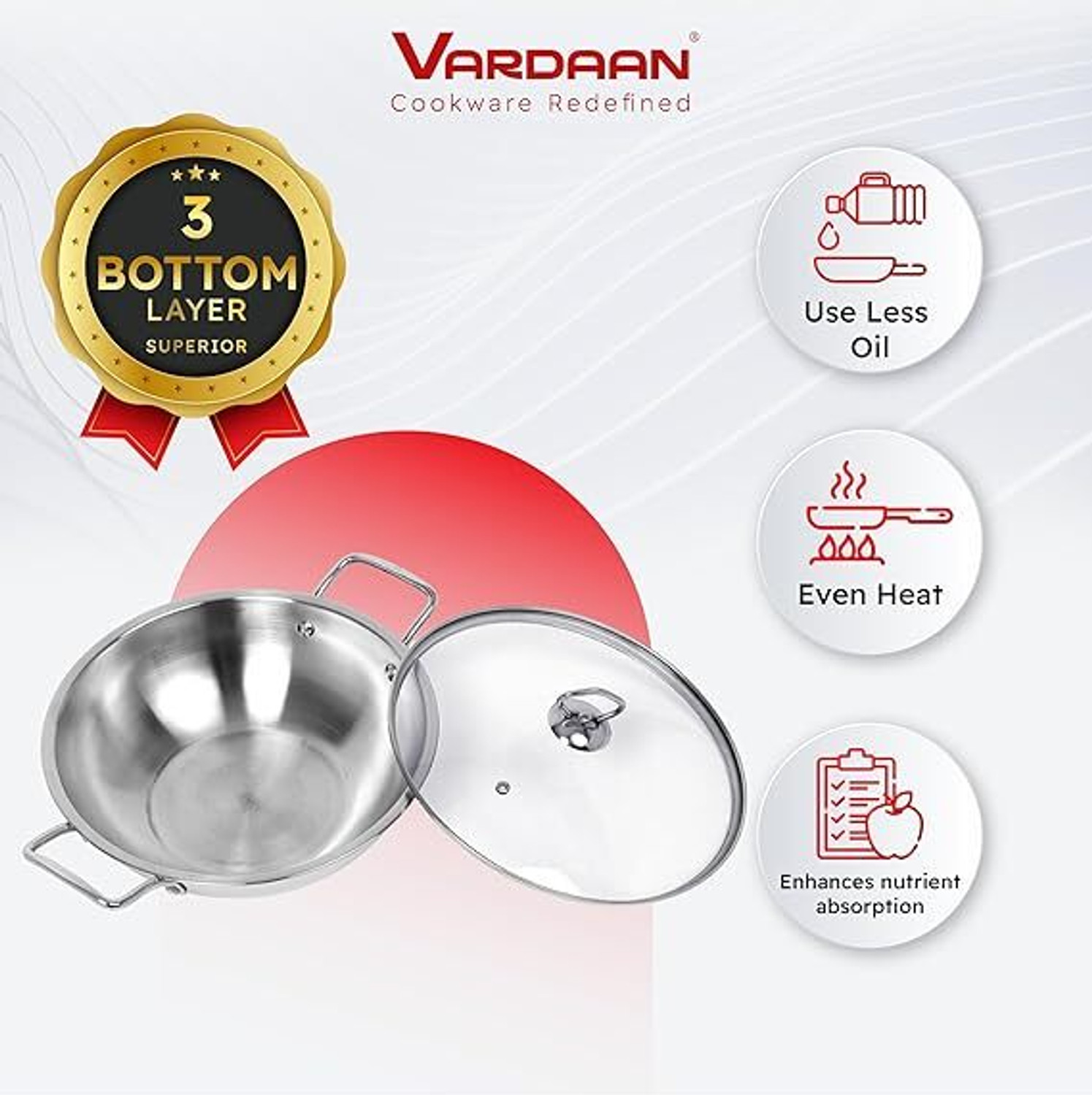 Image of Vardaan Non-Stick Coated Cookware Set