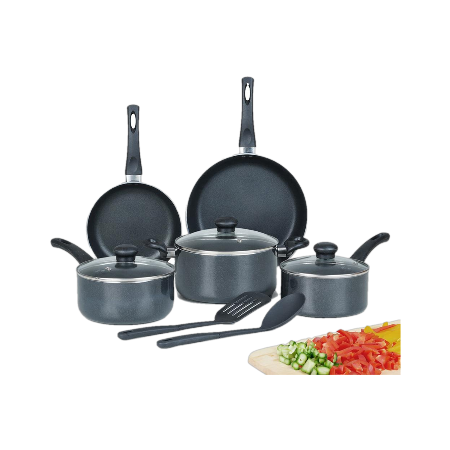 Kreme NonStick 5pcs Set Combo (Non Induction) Cookware Set