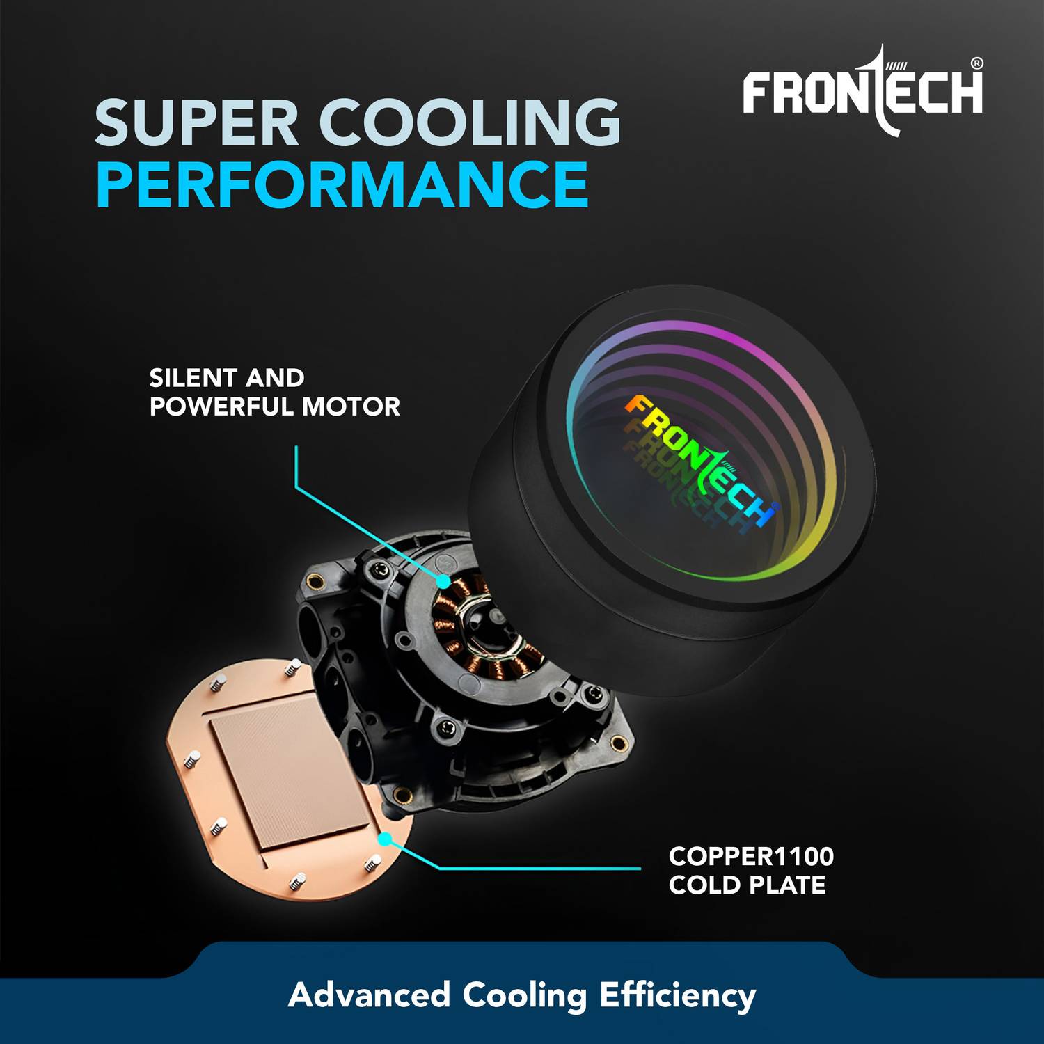 Frontech 360mm AIO Liquid Cooler - Image 4