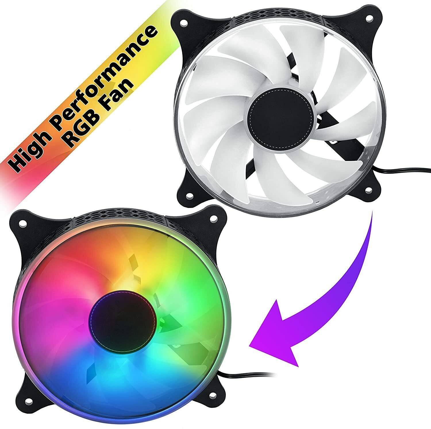 STORITE 3 Pack 120mm CPU Fans Pack of 120 - Image 3