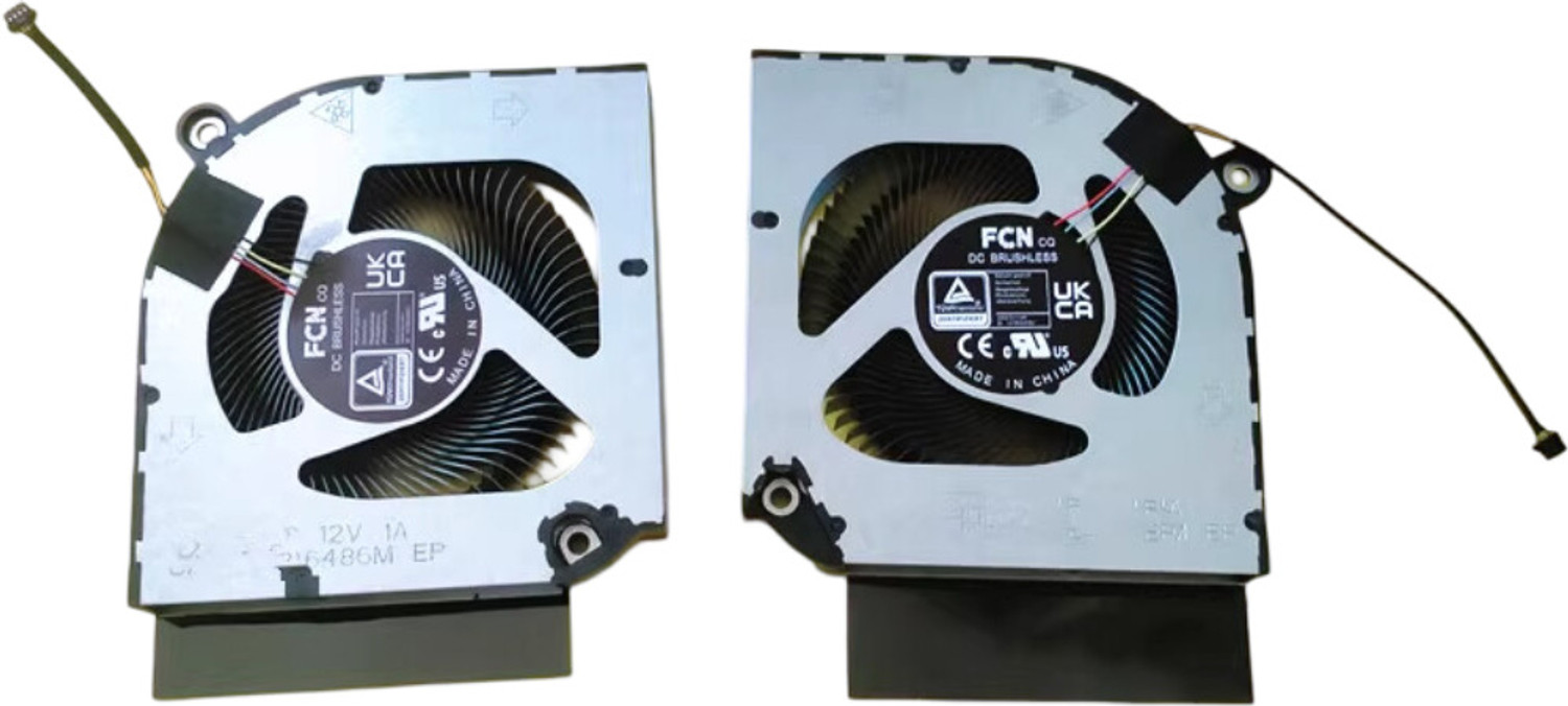 Image of us info New CPU GPU Fan DC12V 1A For Acer Predator Helios Neo 16 PHN16-71 PHN18-71 FAN Cooling Fan Laptop Cooler