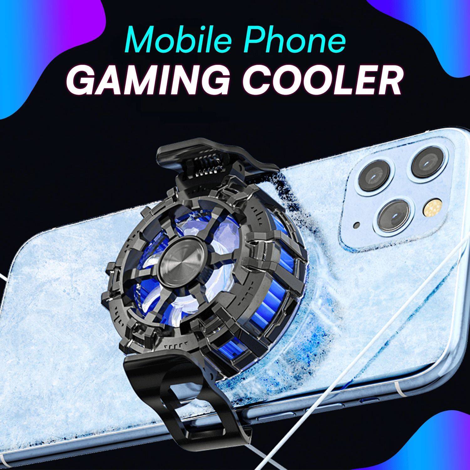 xavion Mobile Phone Gaming Fan Cooler Black - Image 5
